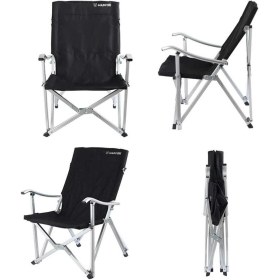 Resim Madfox Dachuan Katalanabilir Kompakt Kamp Sandalyesi Siyah 
