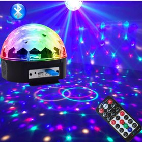 Resim OEM Küre Disko Topu Müzik Çalar Renkli Lazer Işıklı Bluetooth (5024) 