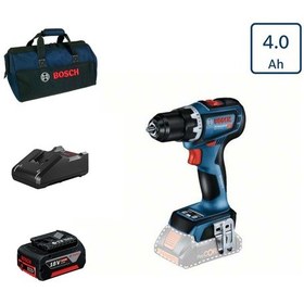 Resim Bosch Gsr 18v-90 C Tek Akülü Vidalama 4 Amper Bez Çantalı 
