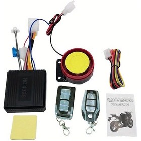 Resim Motion003 All Weather Motosiklet Alarm Sistemi 12v Evrensel 2 Siyah Stil Gelişmiş Tek Yönlü 