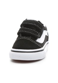 Resim 000d3yblk1-r Vans Old Skool V Bebek Spor Ayakkabı Siyah 000d3yblk1-r Beyaz - Siyah 