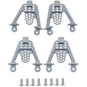 Resim Geeroyoo Axial Scx10 Rc Araçlar İçin Çinko Alaşımlı Süspansiyon Kule Braketi - 4 Adet 