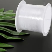 Resim 1 adet Beyaz Dayanıklı Naylon Şeffaf Olta İpi, 50.29 metre Güçlü Görünmez Monofilament Halat, Balonları, Çelenkleri, El Sanatlarını ve Süslemeleri Asmak İçin - Boncuk ve Dikiş Projeleri İçin İdeal 