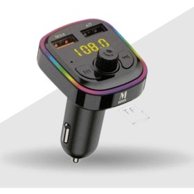 Resim Marvers Ms-c51 3.0 Amper Araç Içi Bluetooth Modulatör - Araç Içi Çakmaklık Hızlı Şarj Fm Transmitter 