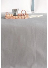 Resim Çift Kişilik Gri Dama Desenli Pike. Damalı Otel Pikesi 200 X 230 