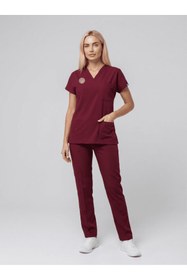 Resim Dr. Mitra Lisans -Lisansüstü | Yönetmeliğe Uygun Bordo Üniformalar Unisex 