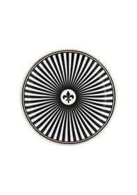 Resim Zm Decor Siyah Aşk Tabak 23 Cm 