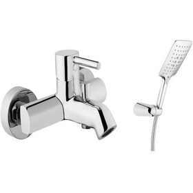 Resim Artema Minimax S Banyo Bataryası A41994+ Shine Square El Duşu Krom 