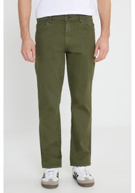 Resim Wrangler Texas Slim Fit Erkek Jean Pantolon W12s004801 Haki 