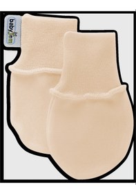 Resim Yenidoğan Bebe Eldiven Pudra (Ribanali) 3989 Pudra 