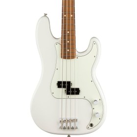 Resim Fender Player Precision Bass 4 Telli Bas Gitar - Polar White / Pau Ferro 
