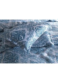 Resim Çeyiz Diyarı Sude Jakarlı Yatak Örtüsü Petrol (541553814) Petrol 