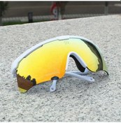 Resim Willowhaven B Unisex Bisiklet Gözlüğü - Hafif Dayanıklı Pc Çerçeve Gradient Mavi Mor Lens 