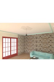 Resim Motifpiyer Lamba Tavan Göbeği-81-Dikdörtgen-56 x 95 cm-2 Adet 