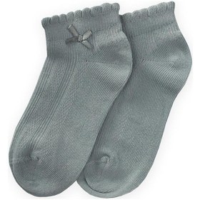 Resim Cigit Kabartma Fiyoklu Çocuk Patik Çorap 5-12 Yaş Mint Yeşil Mint Yeşili 