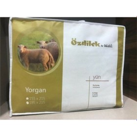 Resim Özdilek Çift Kişilik %100 Yün Yorgan (195X215) Beyaz 