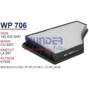 Resim WUNDER WP706 Polen Filtresi Mercedes 140 Kasa S Klass 