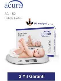 Resim Acura AC-52 CE Onaylı 20KG Kapasiteli Dijital Bebek Tartısı 