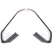 Resim Sunshinee C8 2020-2023 Araba Direksiyon Düğme Kapağı Trim Aksesuarları Abs Karbon Fiber Için (Yurt Dışından) 