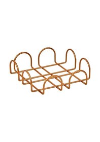 Resim Edora Home Rose Masa Üstü Metal Paslanmaz Dört Element Modern Peçetelik, Lüks Sunum 