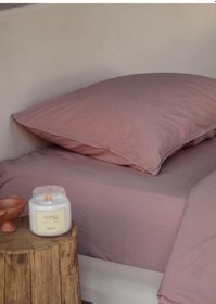 Resim The Mia Cotta Old Rose Tek Kişilik Lastikli Çarşaf 200 x 100 CM 