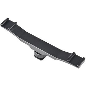 Resim Dslr için Flaş Bracket İki Girişli Flaş- Led- Mikrofon Tutucu 