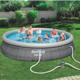 Resim Büyük Şişme Havuz 457 x 84 CM 57313 Çok Renkli 