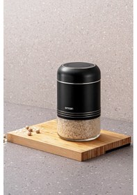 Resim Emsan Moko Saklama Kavanozu 650 Ml Siyah 