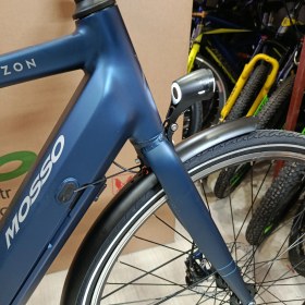Resim MOSSO HORİZON ELEKTRİKLİ BİSİKLET 28 SHİMANO CUES 9 VİTES HİDROLİK DİSK FREN INDIGO BLUE 