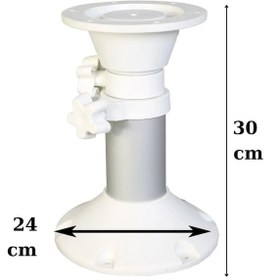 Resim Tekne Karavan Teleskopik Masa Ayağı 3 Kademeli 