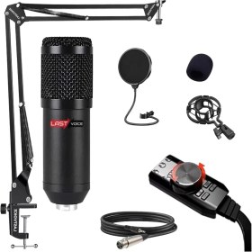 Resim Lastvoice BM800BTA Gaming 7.1 Ses Kartı ve Mikrofon Seti Canlı yayın lol pubg 