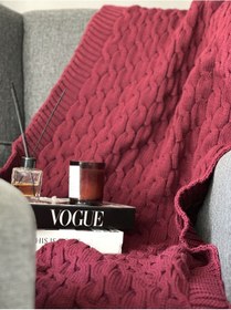 Resim Saç Örgü Triko Tv Battaniyesi Ve Koltuk Şalı 
