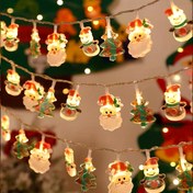 Resim 1 adet LED Noel Baba Noel Ağacı Kardan Adam Tel Işıklar, Peri Işıkları, Yıldızlı Gökyüzü Işıkları, Noel, Şükran Günü, Yeni Yıl, Ev, Parti, İç/Dış Mekan, Yatak Odası, Düğün Dekoru için Mükemmel - Pil ile Çalışır (Piller Dahil Değildir) 