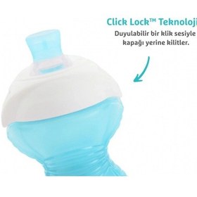 Resim Munchkin Click Lock Isırmaya Dayanıklı Emzikli Bardak 9 Ay+ 296 Ml 90063 Mavi 