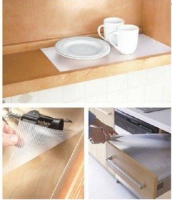 Resim Şeffaf Raf Örtüsü Dolap Içi Kaydırmaz Örtü 45 Cm X 10 M N1135499 Çok Renkli 