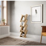 Resim Decorotika Brodway Kitaplık Safir Meşe-Beyaz 