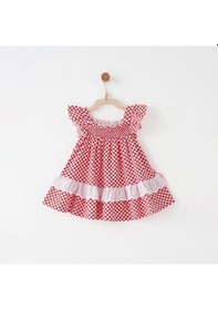 Resim Andywawa Kız Bebek Elbise Dress Cherry Chatty Anw-ac26689 Kırmızı 