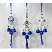 Resim Metal Nazar Boncuğu Çan Model 6 