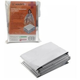 Resim Madfox Emergency Blanket Acil Durum Battaniyesi 210*140cm 