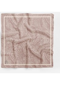 Resim Etnik Şal Desen Bandana/fular Bej 