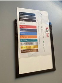 Resim 2 Adet A4 Kahverengi Belge Sertifika Çerçevesi Föylük 