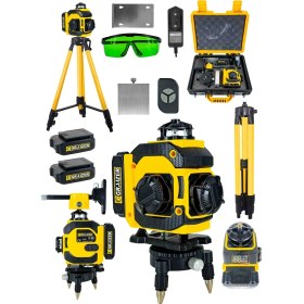 Resim Graizer 16 Köşe Dijital Otamatik Hizalamalı Lazer Metre Hizalama Tripodlu Taşıma Çantalı 