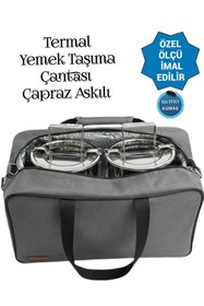 Resim SEVBAGS SEFERTASI YEMEK TAŞIMA TERMAL TERMOS ÇANTA 