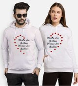 Resim Tshirthane We Fall Sevgili Kombinleri Kapüşonlu Kombini 