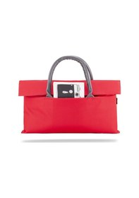 Resim Classone Byn-el002 Wtxpro Su Geçirmez Kumaş 13-14 İnch Bayan Laptop, Notebook, Apple Uyumlu MacBook Air El Çantası- Tote Bag - Kırmızı 