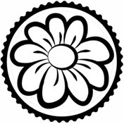 Resim Genel Markalar Çiçek Tasarım Sticker 10 x 10 cm 