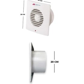 Resim Mutlusan 200LÜK Aspiratör (Banyo/wc) Mutlusan 