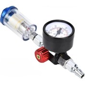 Resim Padalink Metal Hava Filtresi Ve Regülatörü - 0-1mpa Ayar Aralığı, 1/4" Bağlantı, Görünür Manometre, Su Trapi İle 