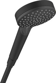Resim Hansgrohe Vernis Blend 26270670 El Duşu, 2 Püskürtme Türü, Yuvarlak Duş Başlığı (100 mm), Kireç Önleyici Fonksiyonlu, Mat Siyah 