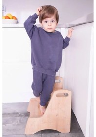 Resim Reyo Montessori Bebek & Çocuk Basamağı Kahverengi 